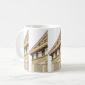 Vintage griechische Architektur, Athena-Tempel Kaffeetasse (Vorderseite Links)