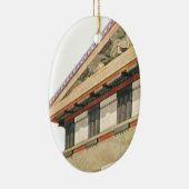 Vintage griechische Architektur, Athena-Tempel Keramik Ornament (Rechts)