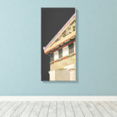 Vintage griechische Architektur, Athena-Tempel Leinwanddruck (Insitu (Holzboden))