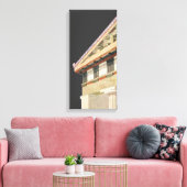 Vintage griechische Architektur, Athena-Tempel Leinwanddruck (Insitu (Wohnzimmer))