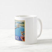 Vintage griechische Insel Korfu Kaffeetasse (VorderseiteRechts)