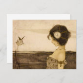 Vintage griechische Jungfrau-Einladungen Einladung (Vorne/Hinten)