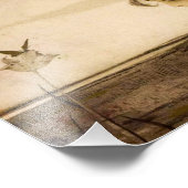 Vintage griechische Jungfrau Fotodruck (Ecke)