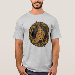 Vintage griechische Mythologie-Faust des Zeus-T - T-Shirt