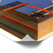 Vintage griechische Reisefotografen Poster (Ecke)