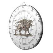 Vintage griffin (gryphus greiff) Abbildung. Dartscheibe (Vorderseite rechts)