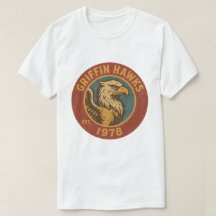Vintage Griffin Hawks 1978 Logo