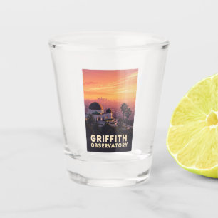 Vintage Griffith-Observatorium Los Angeles Sonnenu Schnapsglas