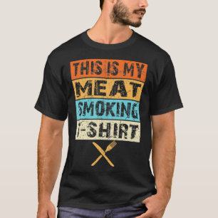 Vintage GRILLEN Raucher Das ist mein Geschenk zum T-Shirt