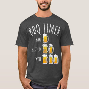 Vintage GRILLEN Timer Beer Drink Funny Grilling T-Shirt