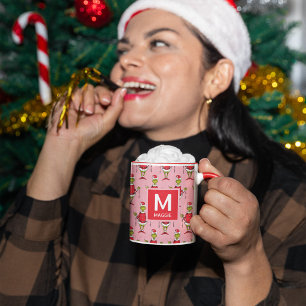 Vintage Grinch Weihnachten Fügen Sie Ihren Namen Tasse