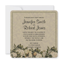 Vintage Grödner Hochzeitseinladung