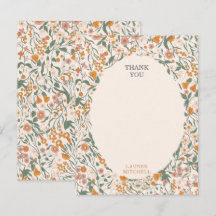 Vintage Groovy Boho Floral Bridal Shower