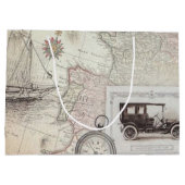 Vintage Große Geschenktüte (Rückseite)