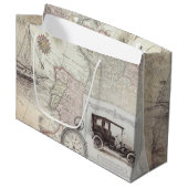 Vintage Große Geschenktüte (Vorderseite Schrägansicht)