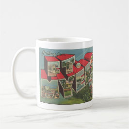 Vintage GROSSE Postkarte, Ft. Myers Florida Kaffeetasse