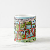 Vintage Große Rauchgebirge Kaffeetasse (Mittel)