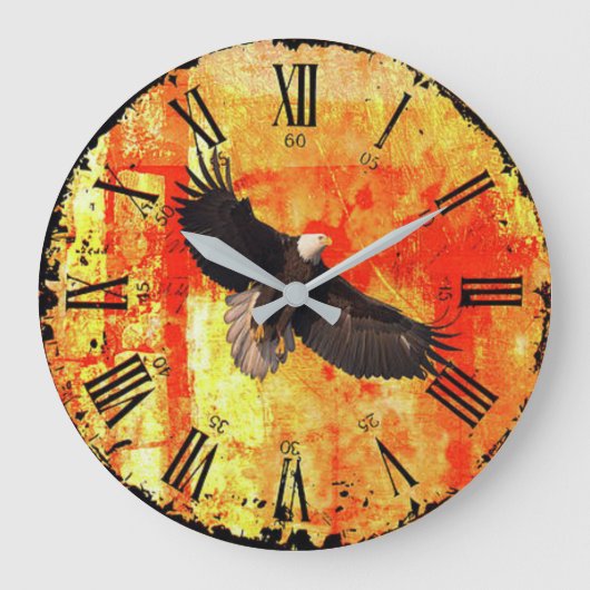 Vintage Große Wanduhr (Vorderseite)