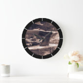 Vintage Große Wanduhr (Zuhause)