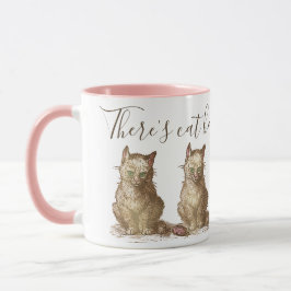 Vintage Grouchy Cats In meinem Kaffee sind Katzenh Tasse