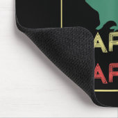 Vintage Groundhog Day Text Silhouette Awesome Grou Mousepad (Ecke)