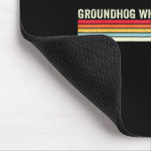 Vintage Groundhog-Flüsterer Ground Hog Tag Männer Mousepad (Ecke)