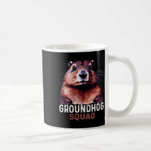 Vintage Groundhog-Truppe Lustige Liebhaber Groundh Kaffeetasse