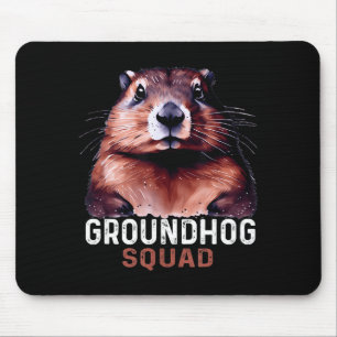 Vintage Groundhog-Truppe Lustige Liebhaber Groundh Mousepad