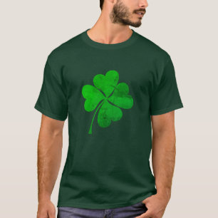 Vintage Grün Glücksklee St. Patrick's Day T-Shirt