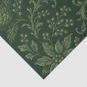 Vintage Grün Rustikal Hirsch Seidenpapier (Ausschnitt)