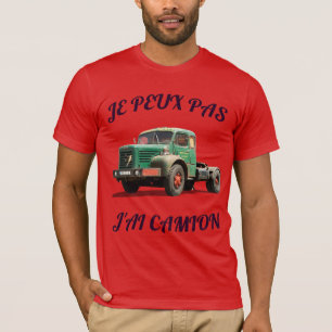 Vintage-Gründer-LKW – Retro-Illustration eines Las T-Shirt