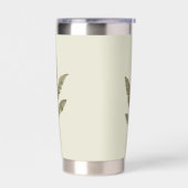 Vintage grüne Bananenblätter Thermobecher (Links)