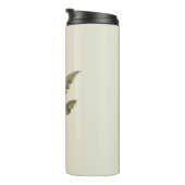 Vintage grüne Bananenblätter Thermosbecher (Nach rechts gedreht)