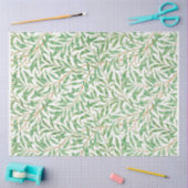 Vintage grüne Blätter Muster Ephemera Decoupage Seidenpapier (Basteln)