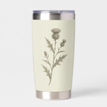 Vintage Grüne Distel