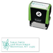 Vintage Grüne Geburtsankündigung Geschlecht neutra Permastempel (Beispiel)