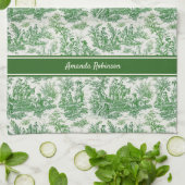 Vintage grüne Kröte Geschirrtuch (Gefaltet)