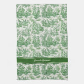 Vintage grüne Kröte Geschirrtuch (Vertikal)