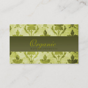 Vintage grüne Palme Visitenkarte