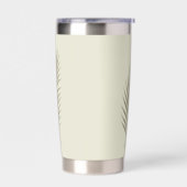 Vintage grüne Palmwedel Thermobecher (Links)