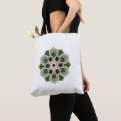 vintage grüne Rosettenmuster Tasche (Von Nahem)