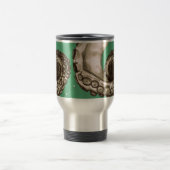 Vintage grüne Seekraken-Tentakel Reisebecher (Mittel)