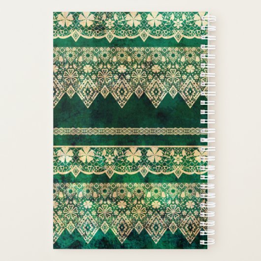 Vintage grüne Spitze Planer (Rückseite)