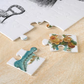 Vintage grüne Stiefel Puzzle (Seite)