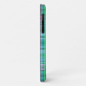 Vintage, grüne Streifen Case-Mate iPhone Hülle (Hinten/Links)