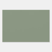 Vintage grüne Streifen Geschenkpapier Set (Vorderseite 3)