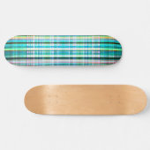 Vintage, grüne Streifen Skateboard (Horizontal)