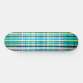 Vintage, grüne Streifen Skateboard (Horizontal)