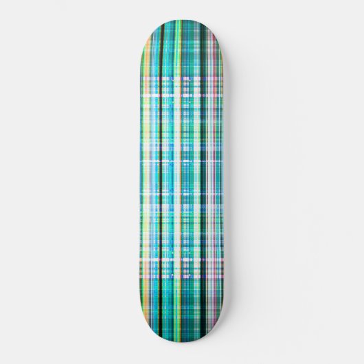 Vintage, grüne Streifen Skateboard (Vorderseite)