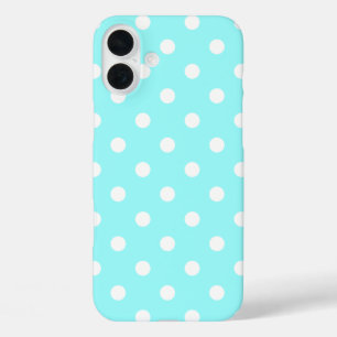 Vintage grüne und hübsche Polka-Punkte iPhone 16 Plus Hülle